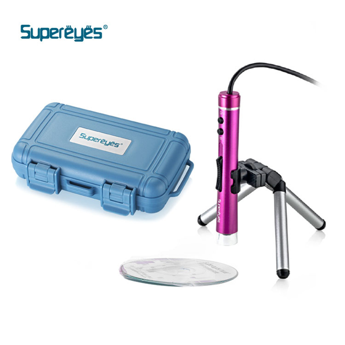 Usb Microscope Digital - Supereyes B010 2MP 1-500x USB Dijital