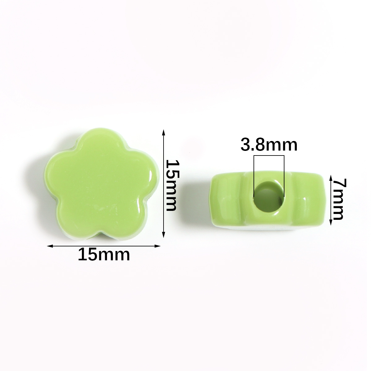 30 Adet/paket 15mm Akrilik Düz - Mobile Electronics Gadgets incelemesi ve fiyatı