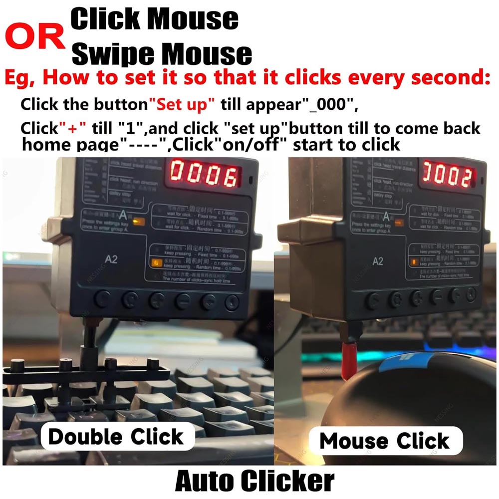 (ABC) Fiziksel Tıklama Otomati - Auto Mouse Mover incelemesi ve fiyatı