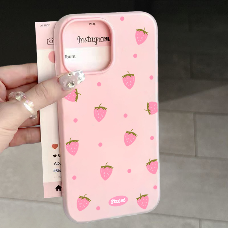 Tatlı Pembe Çilek Desenli Tele - Xiaomi Redmi Note 13 incelemesi ve fiyatı