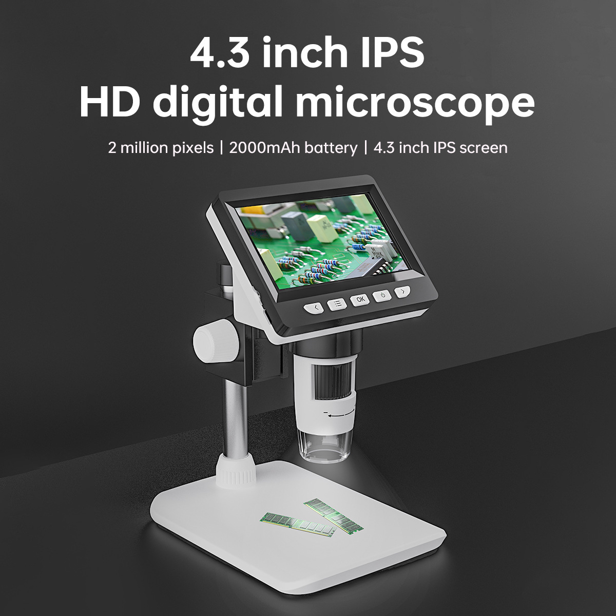 4.3 inç taşınabilir elektronik - Usb Microscope Digital incelemesi ve fiyatı