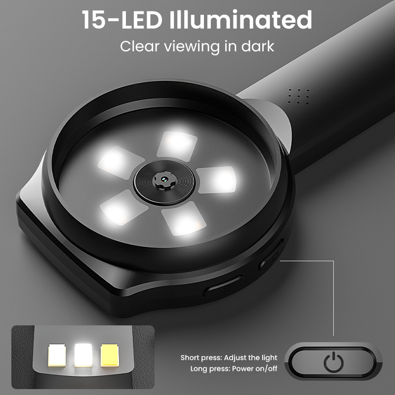 2.8IN Ekran HD Dijital Mikrosk - Digital Magnifier Reading incelemesi ve fiyatı
