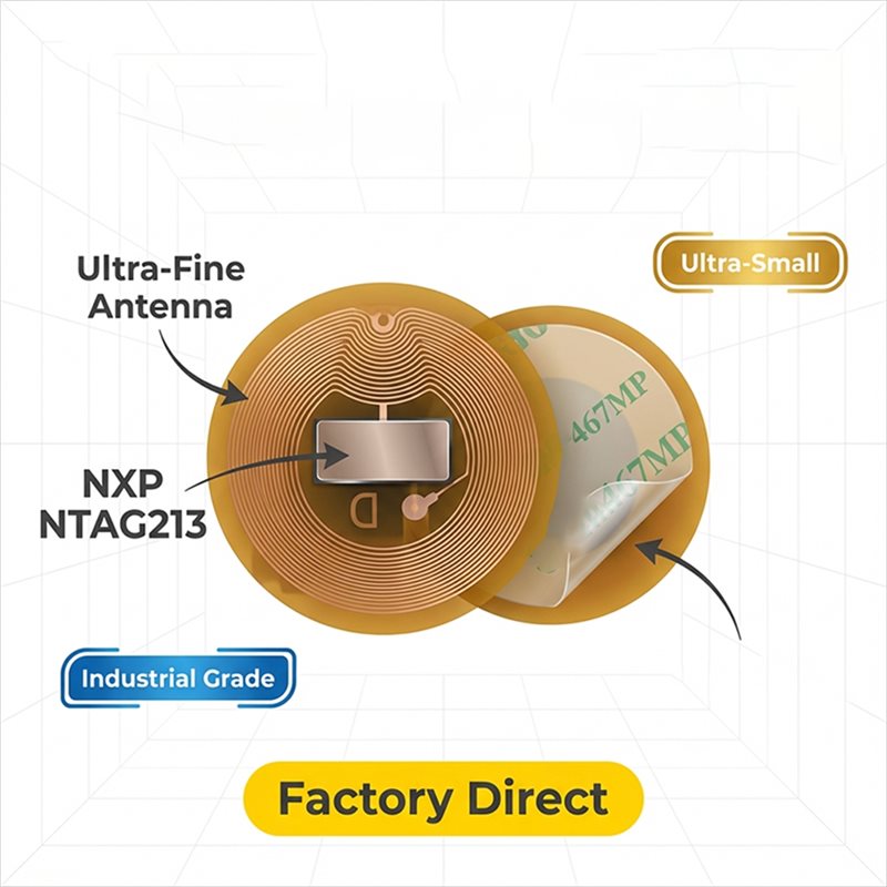BAAE NFC Etiketi 6mm Çaplı NXP - Nfc Tag Programmable incelemesi ve fiyatı