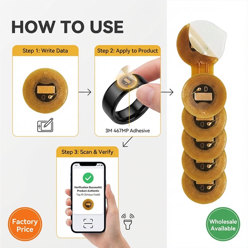 BAAE NFC Etiketi 6mm Çaplı NXP - Nfc Tag Programmable incelemesi ve fiyatı