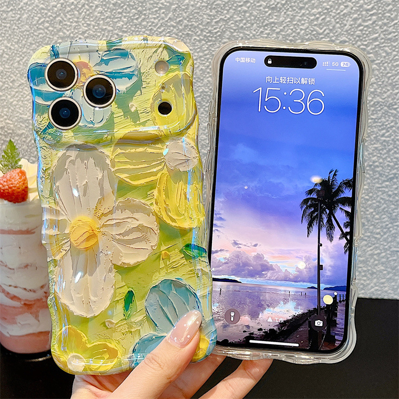 Moda Yağlı Boya Çiçekleri Dalg - Apple Iphone 15 Pro Max incelemesi ve fiyatı